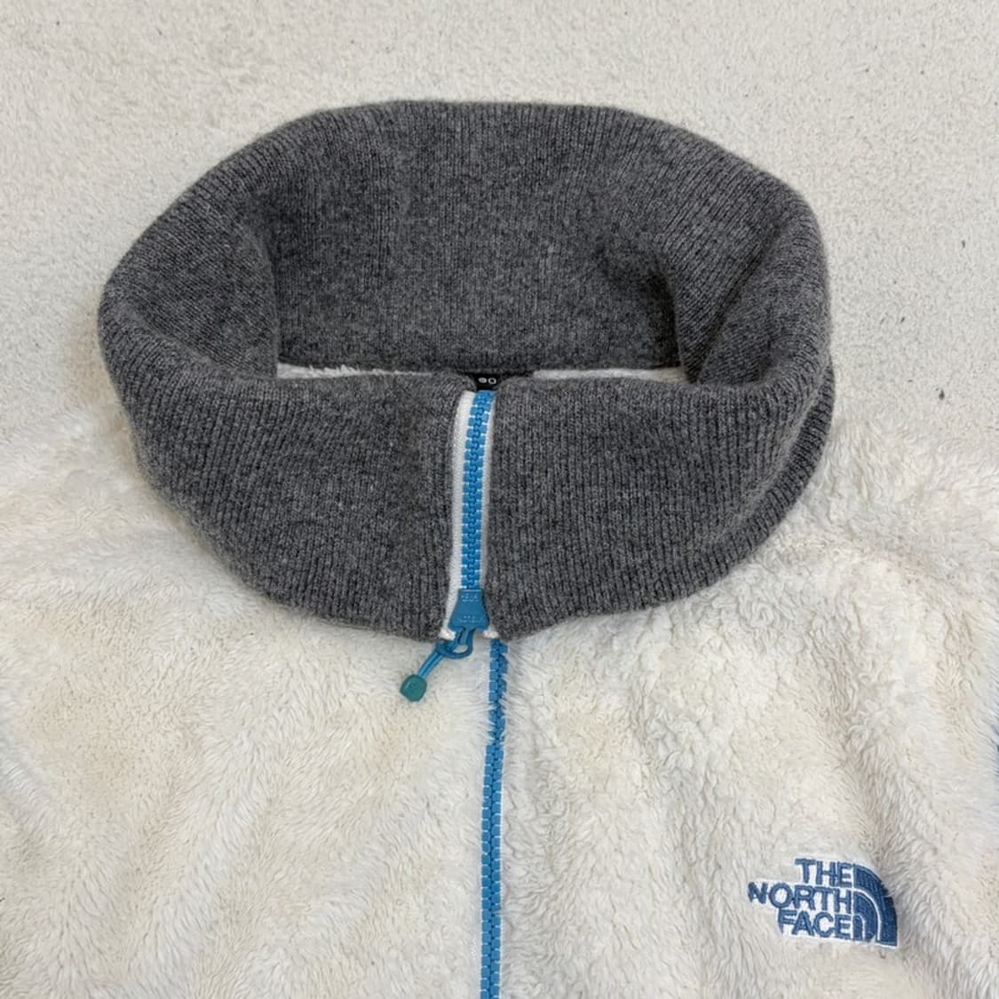 THE NORTH FACE 배색 플리스 집업 자켓 90 상품이미지4