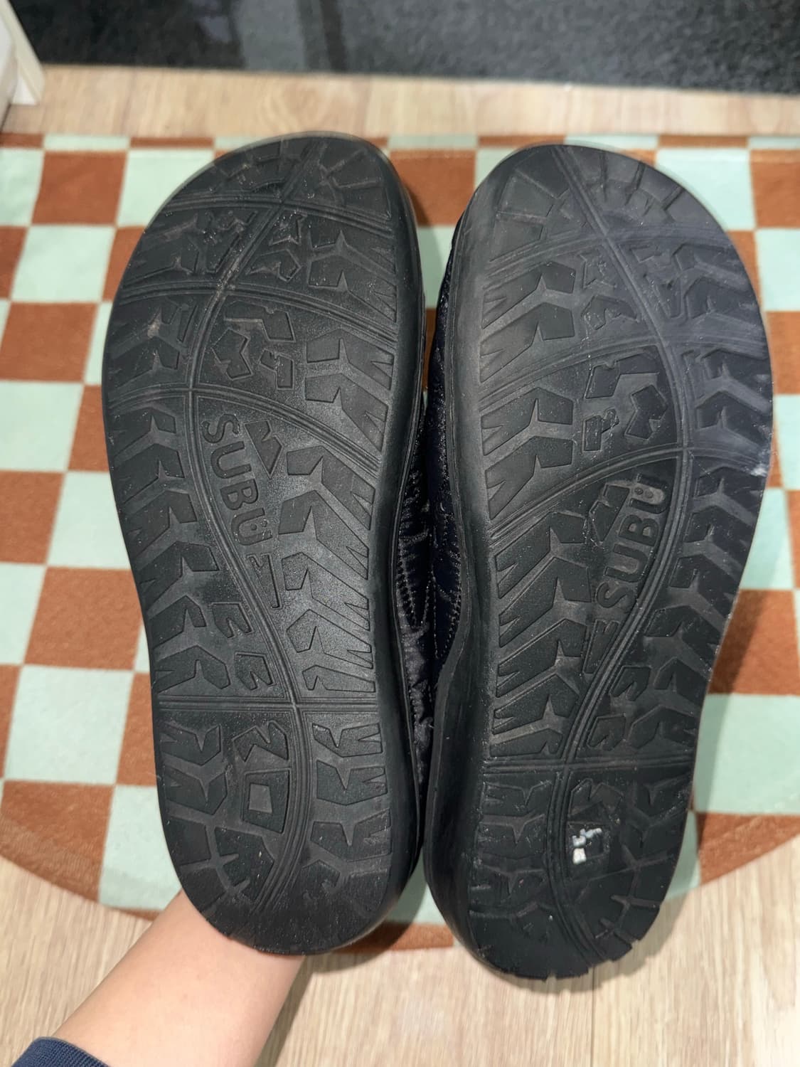 Subu 패딩 슬리퍼 블랙 0사이즈 상품이미지4