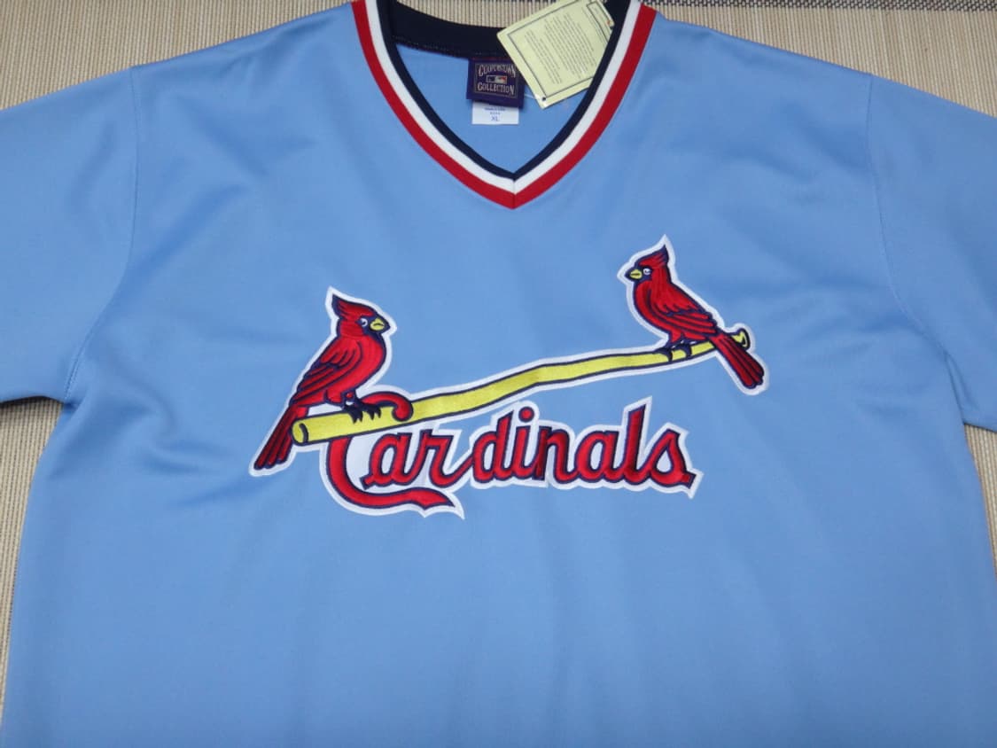 (XL) 세인트루이스 카디널스 브이넥 반팔 유니폼 상품이미지3