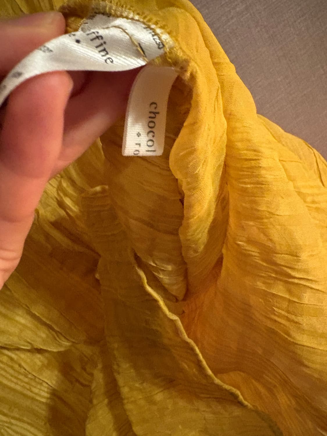 chocol raffine robe 옐로우 셔츠 Japan 상품이미지3