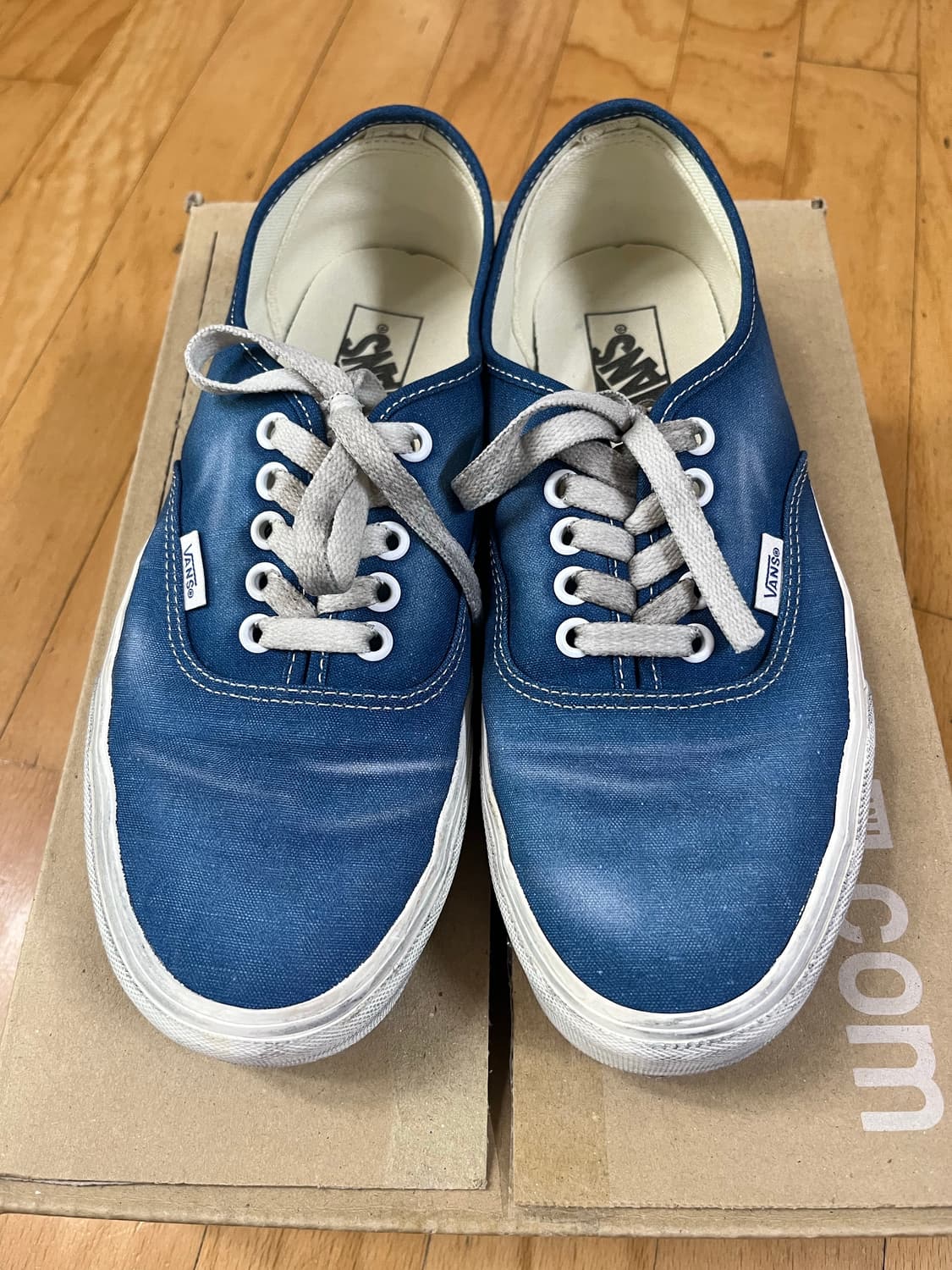 반스 어센틱 웨이브 워시드 블루 270 상품이미지5