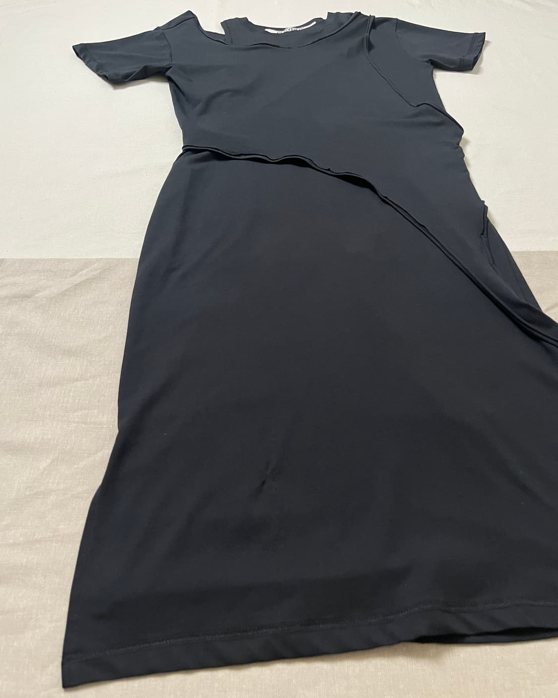 퍼버즈 레이어드 롱 원피스 perverze layered dress 상품이미지6