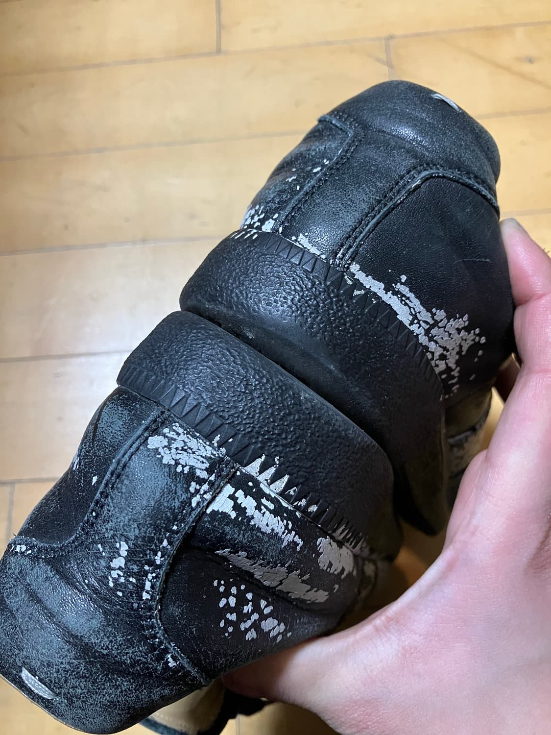 Margiela 독일군 페인티드 레플리카 블랙슈즈 43 상품이미지7