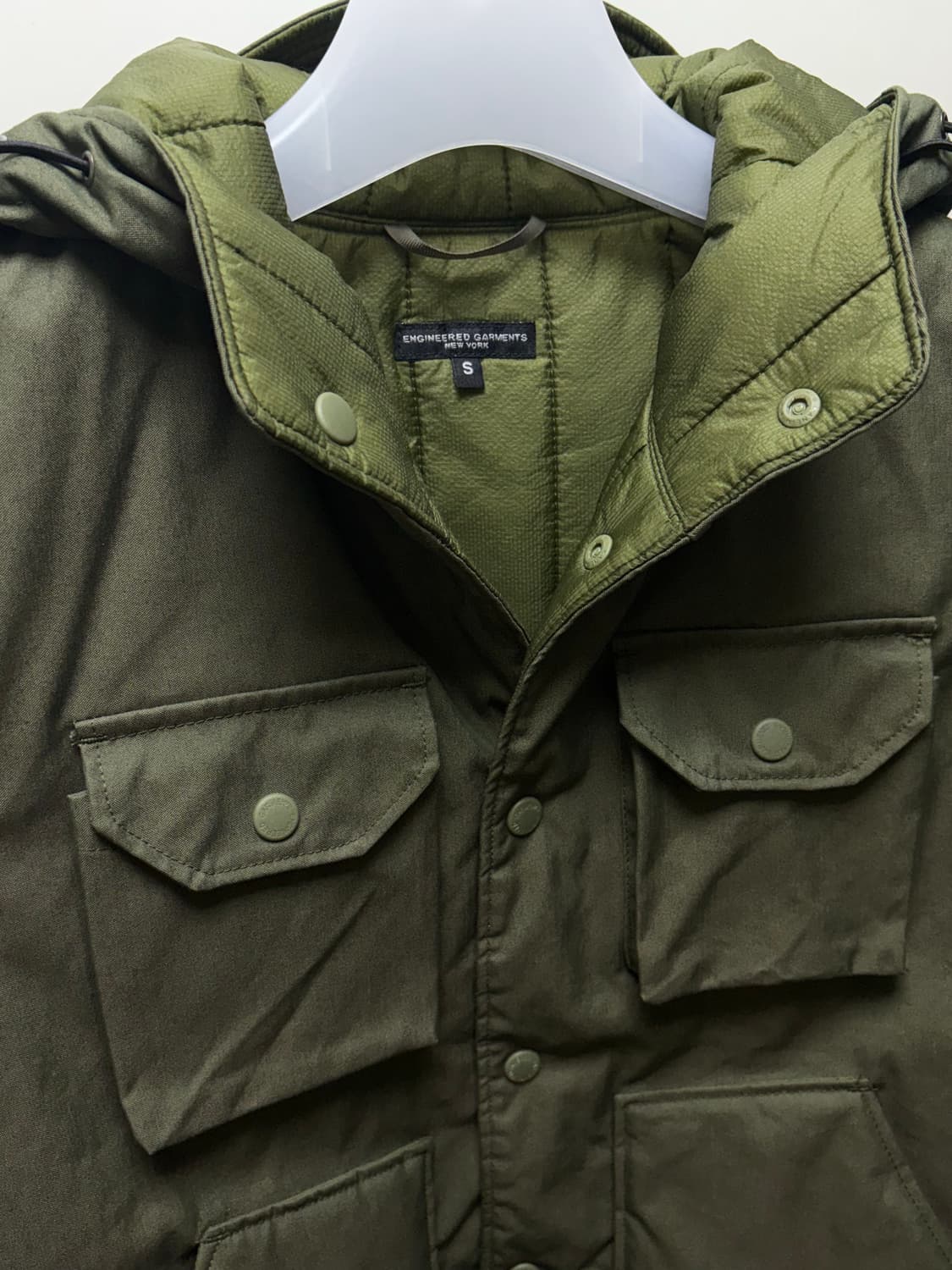 새상품급) 엔지니어드 가먼츠 필드 베스트 올리브 S 상품이미지3