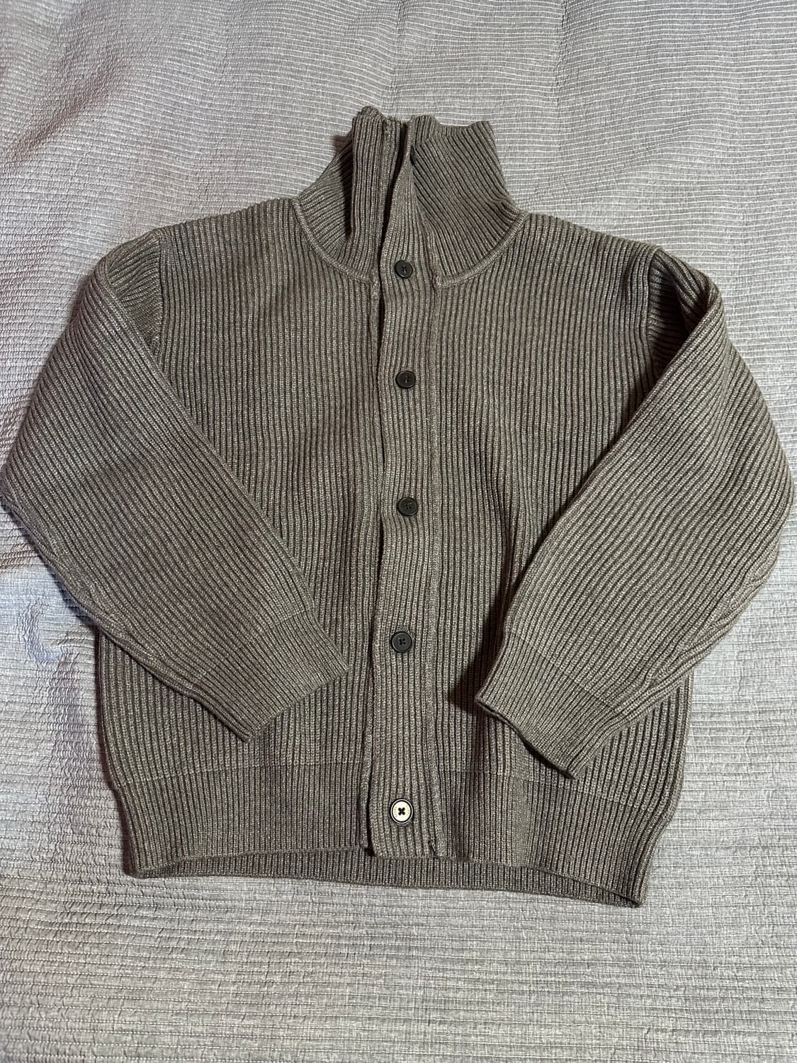 (L) 수아레 하이넥 니트 가디건 상품이미지1