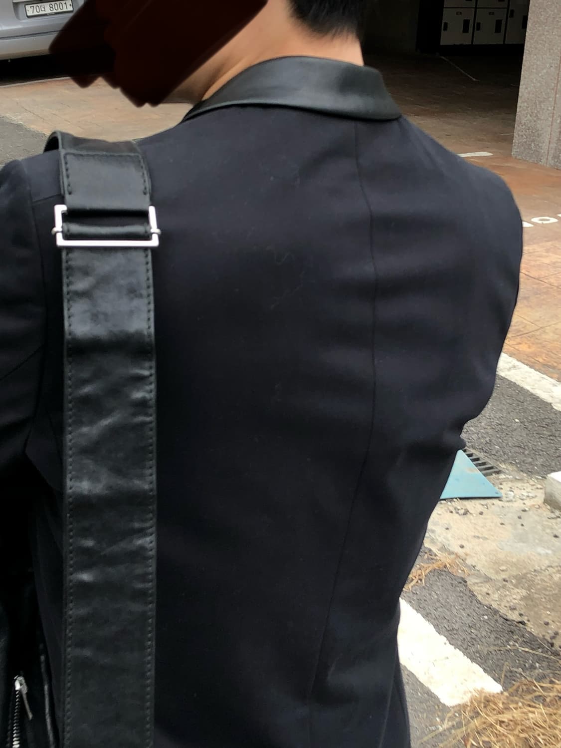 휴고보스 레더 카라 블레이저 상품이미지3