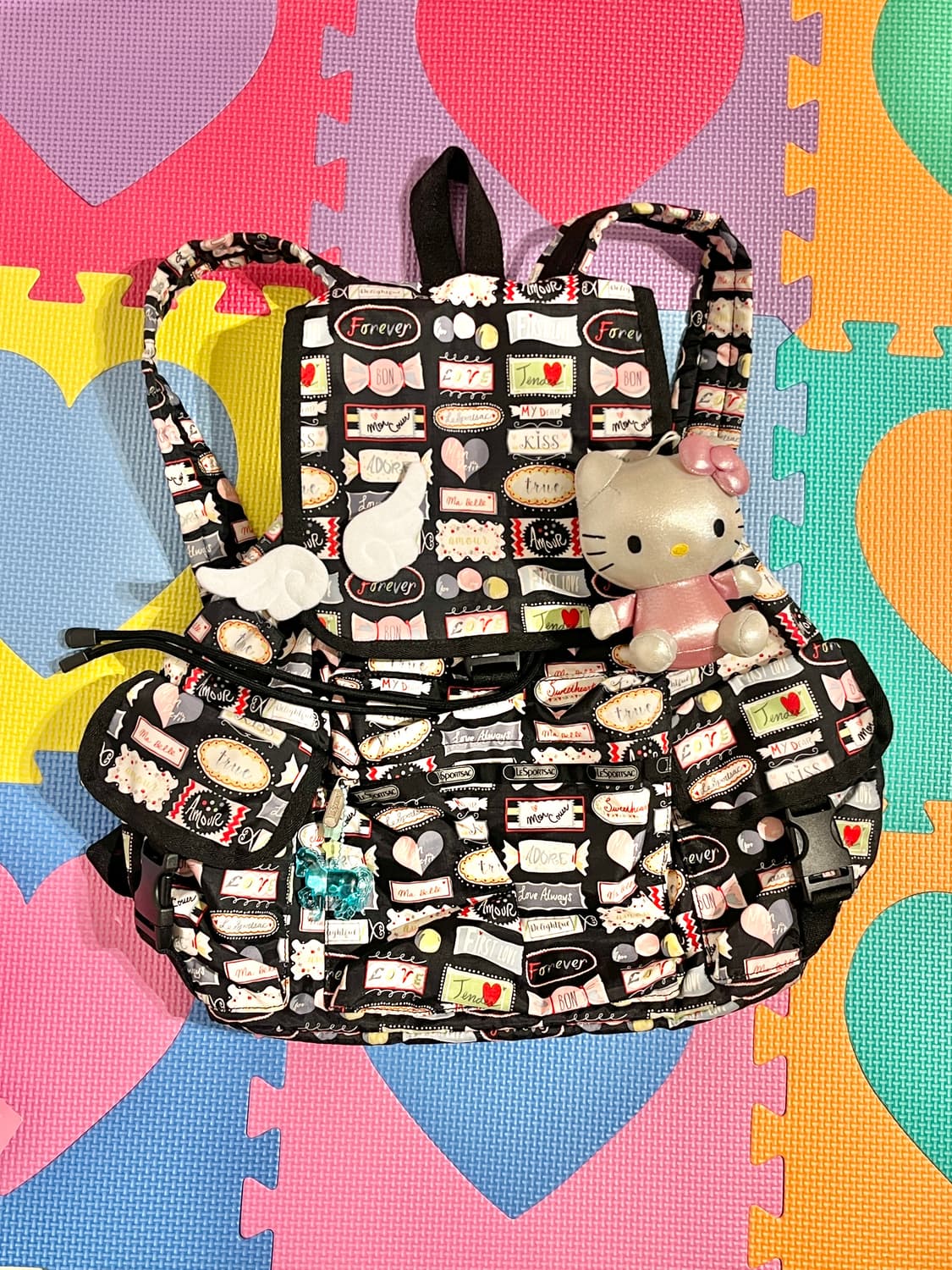 레스포삭 레터링 백팩 🎶 상품이미지4