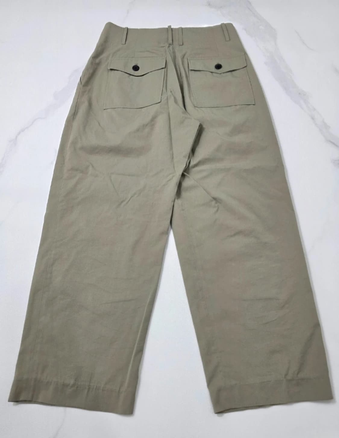 구호 베이지 핀턱 와이드 팬츠 상품이미지6