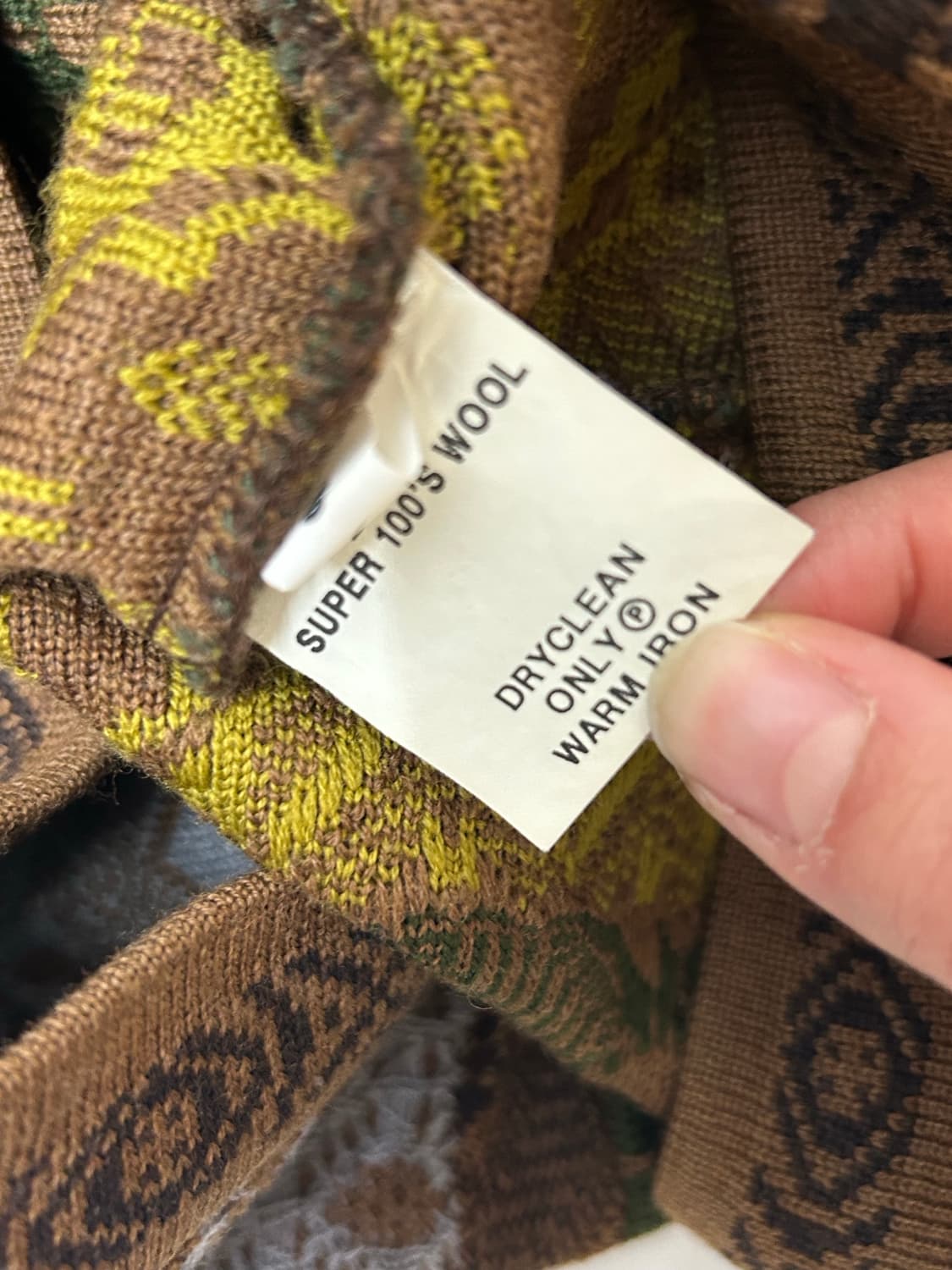 Coogi 쿠지 멀티컬러 텍스처 니트 스웨터 상품이미지7