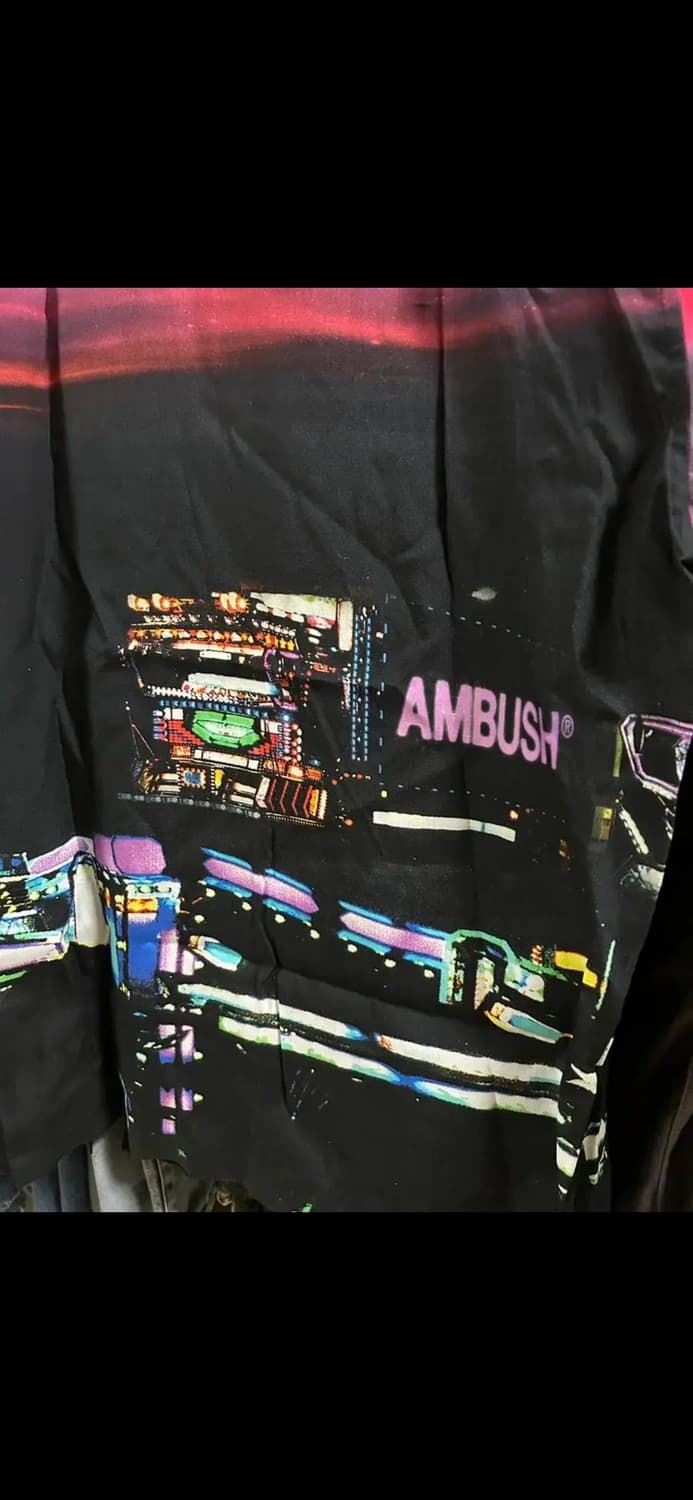 엠부쉬 데코토라 프린트 레이온 셔츠 3사이즈 상품이미지8