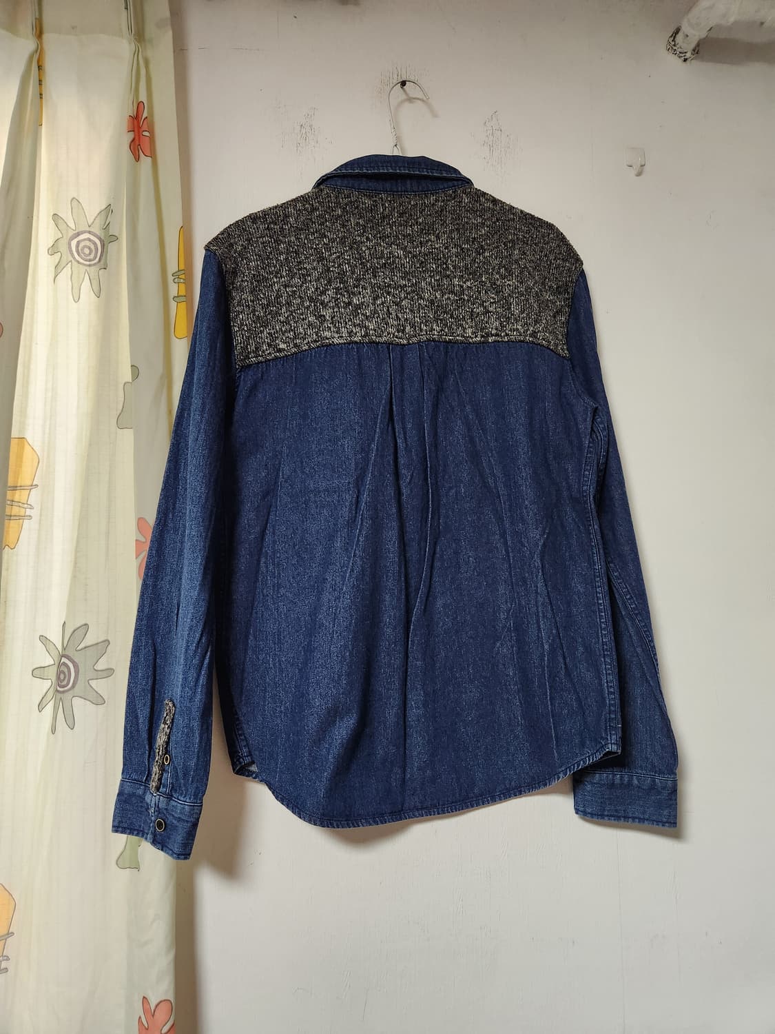 ELOQ 데님 믹스 긴팔 남방 XL(105) 상품이미지2