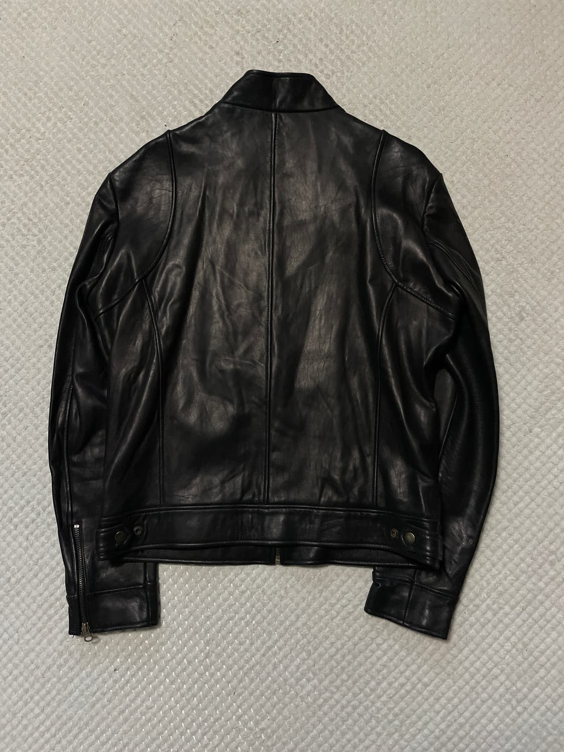 광희시장 웨스턴 무드 램스킨 양가죽 레더 자켓 상품이미지2