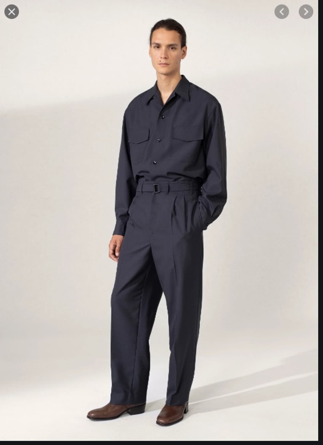 [S]르메르 벨티드 슬랙스 상품이미지2