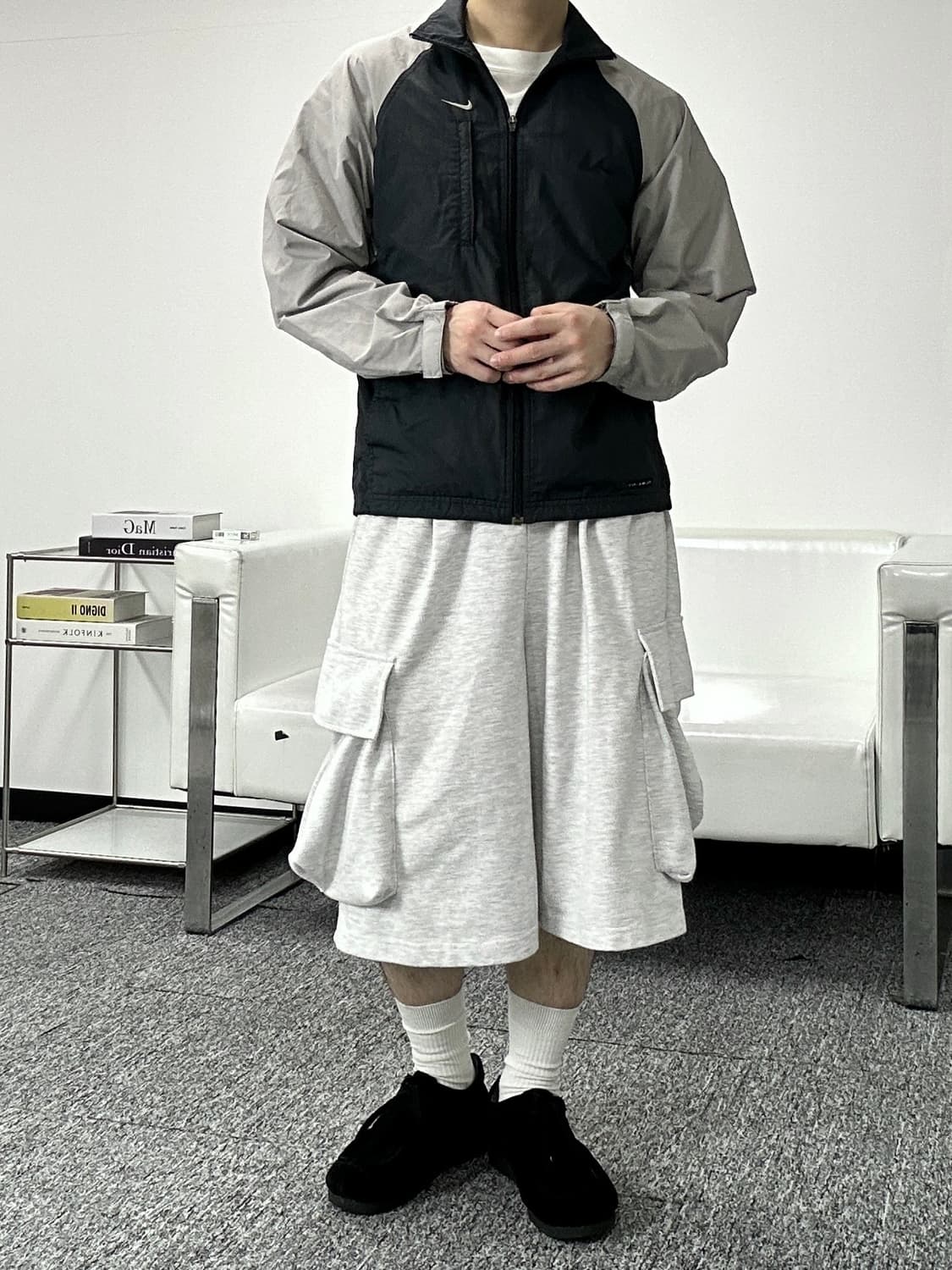 나이키 00s 올드스쿨 배색 바람막이 M  상품이미지3
