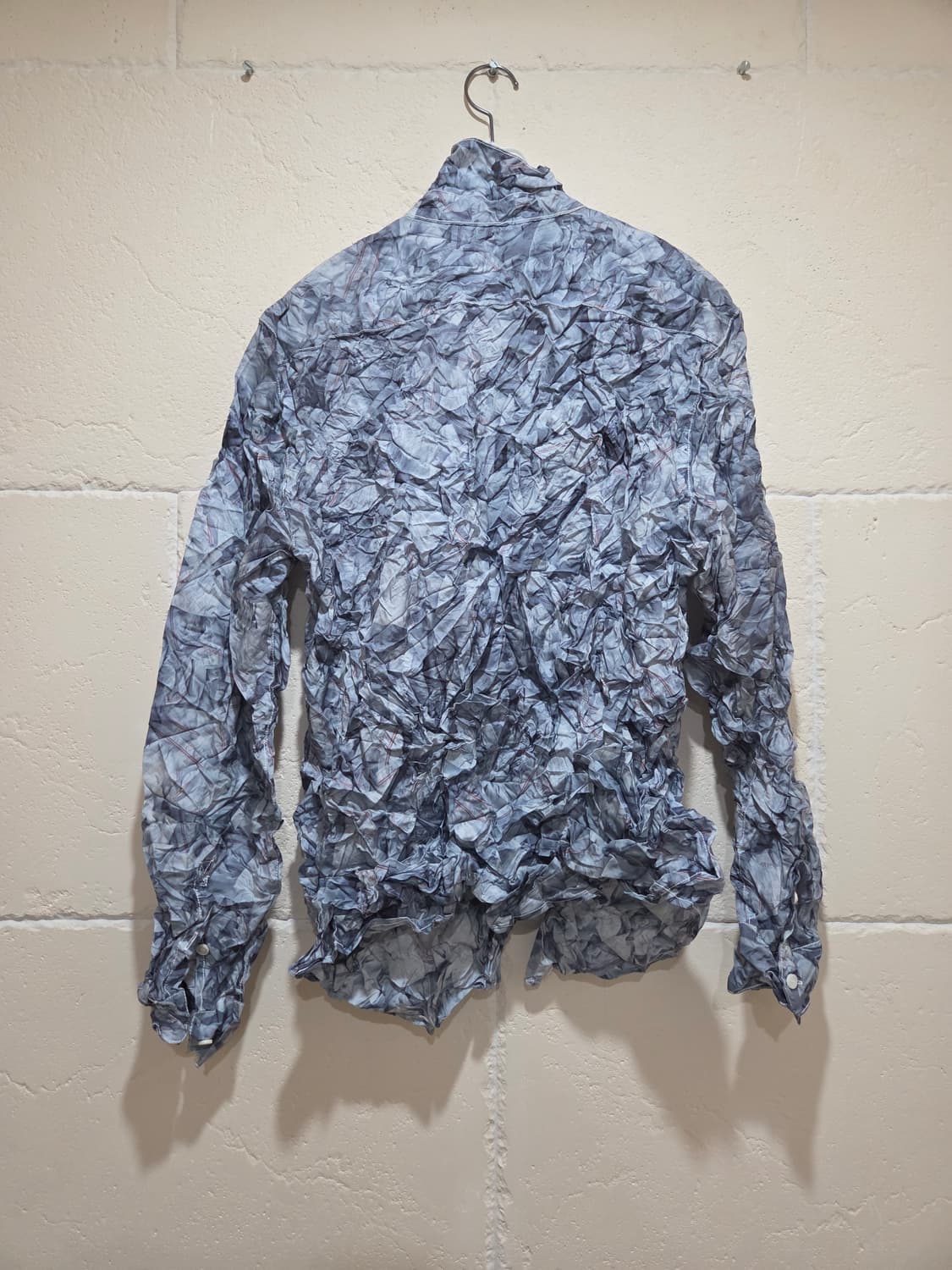 강혁 크링클 에어백 프린트 셔츠 L 상품이미지2