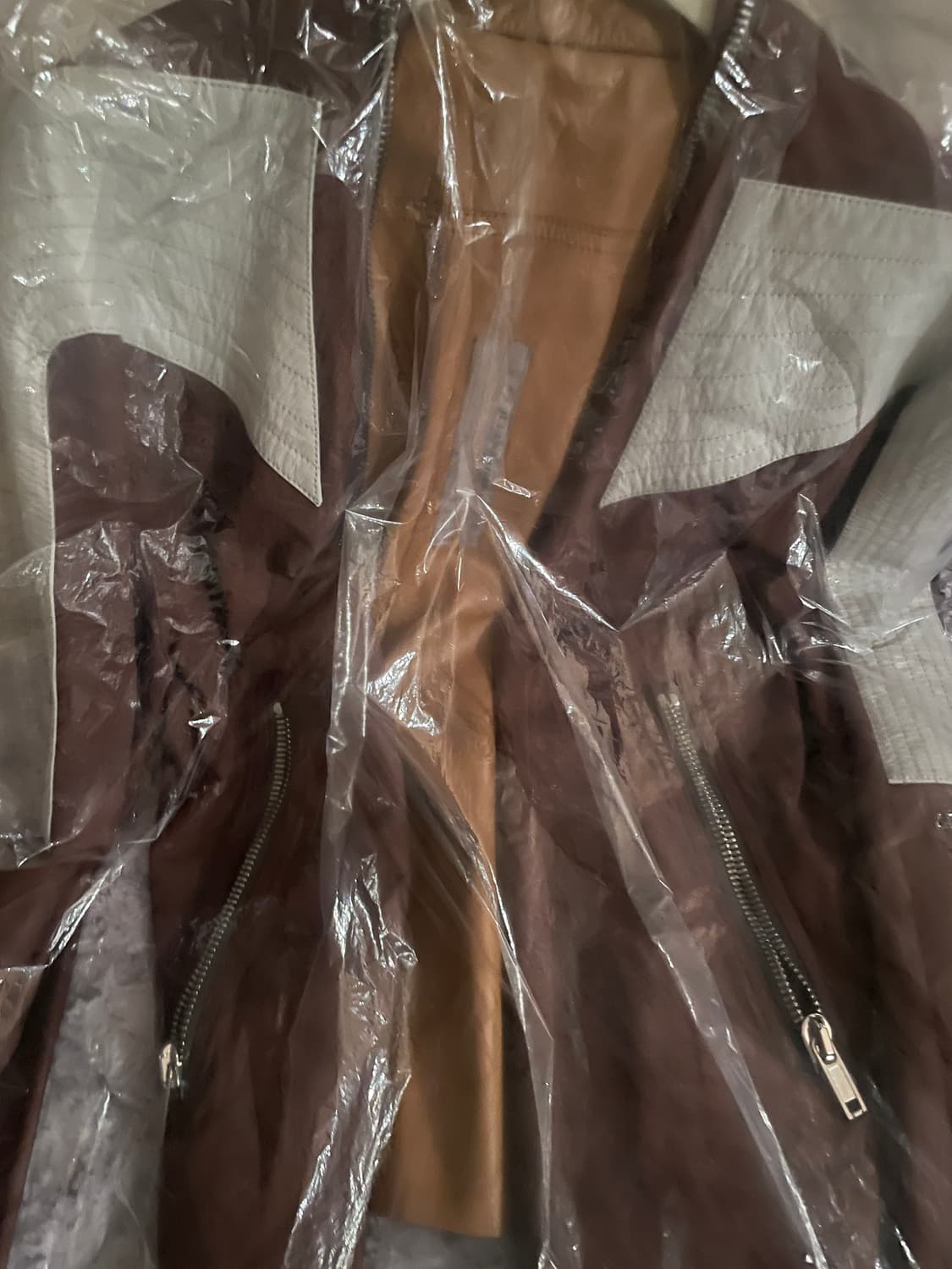 릭오웬스 레더자켓 trapunto klaus 상품이미지2