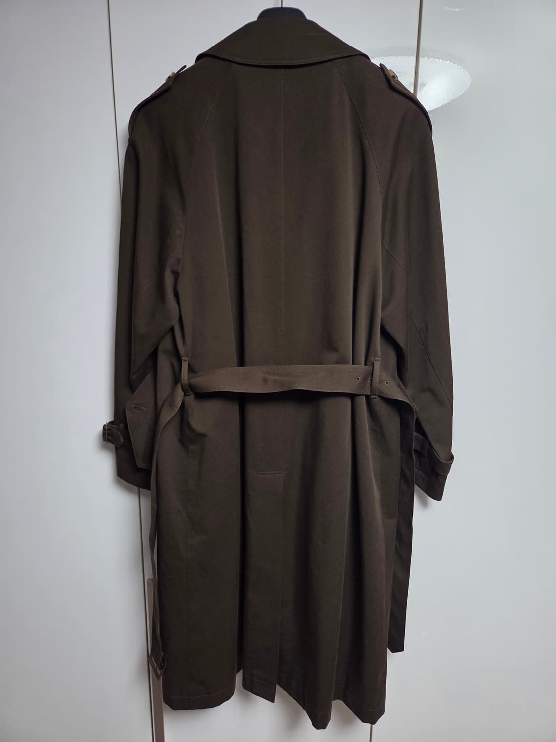 애프터프레이 25FW 브라운 트렌치 코트 S 상품이미지6