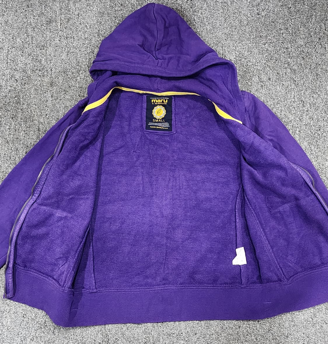 Maru 마루 빈티지 Y2K 올드스쿨 프린팅 후드집업 S 상품이미지3