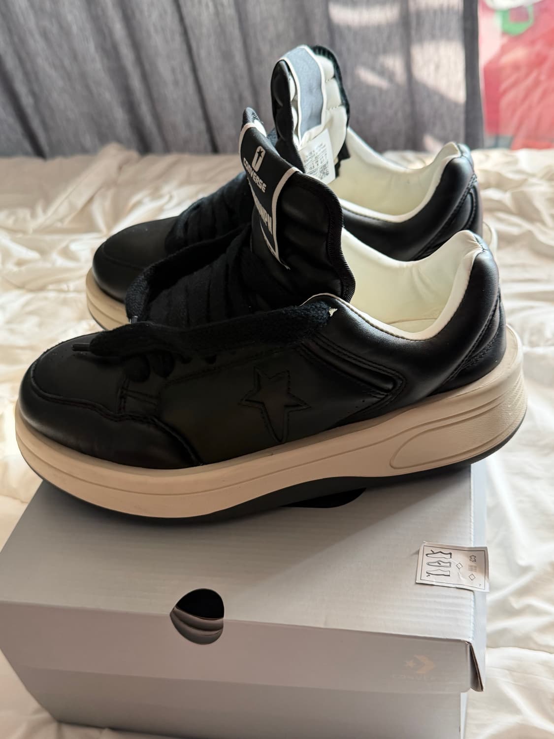 컨버스 릭오웬스 다크쉐도우 터보웨폰 로우 상품이미지2