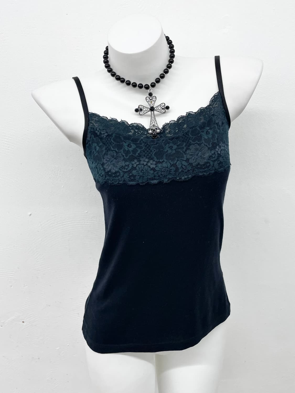 네이비 레이스 탑 상품이미지1