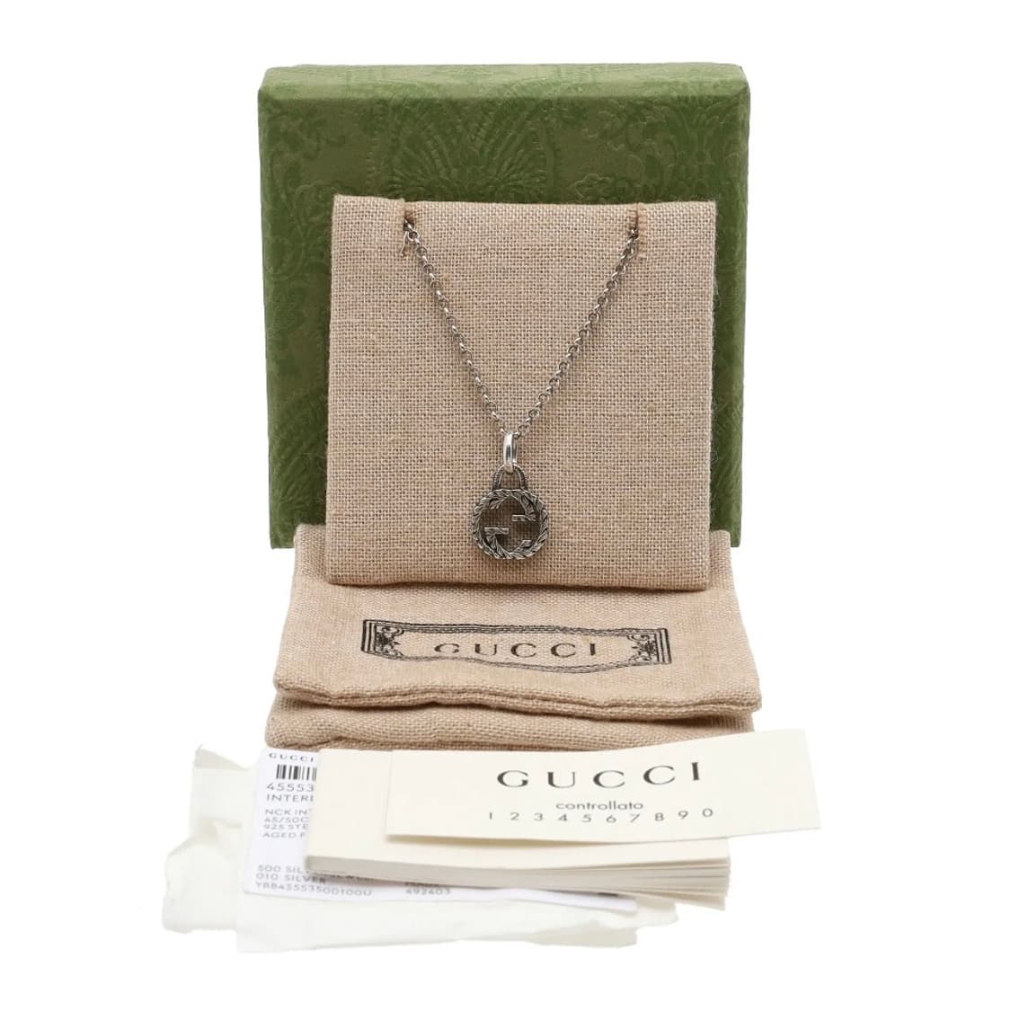 구찌 인터로킹 G 팬던트 목걸이 A+ 상품이미지1