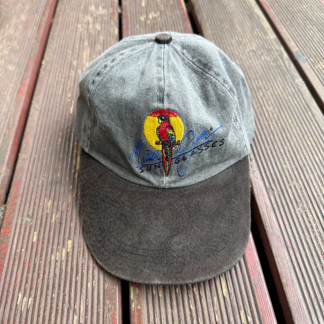 빈티지 선글라스 앵무새 자수 볼캡 상품이미지1