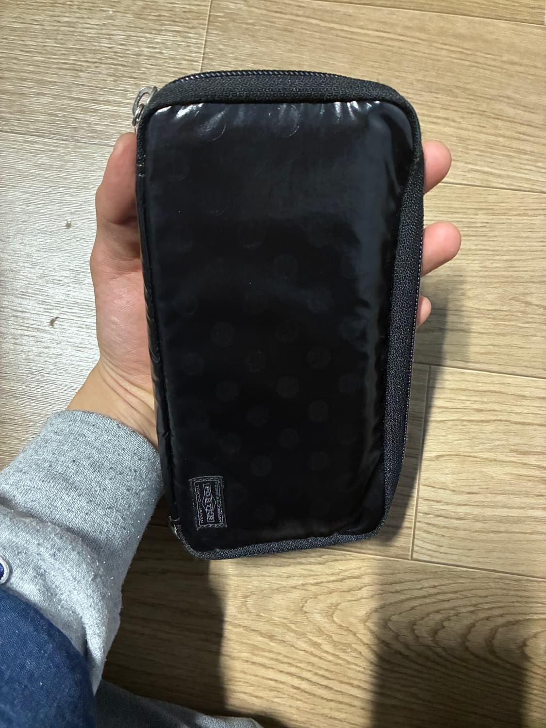 요시다 포터 도트 땡땡이 장지갑 블랙 상품이미지6