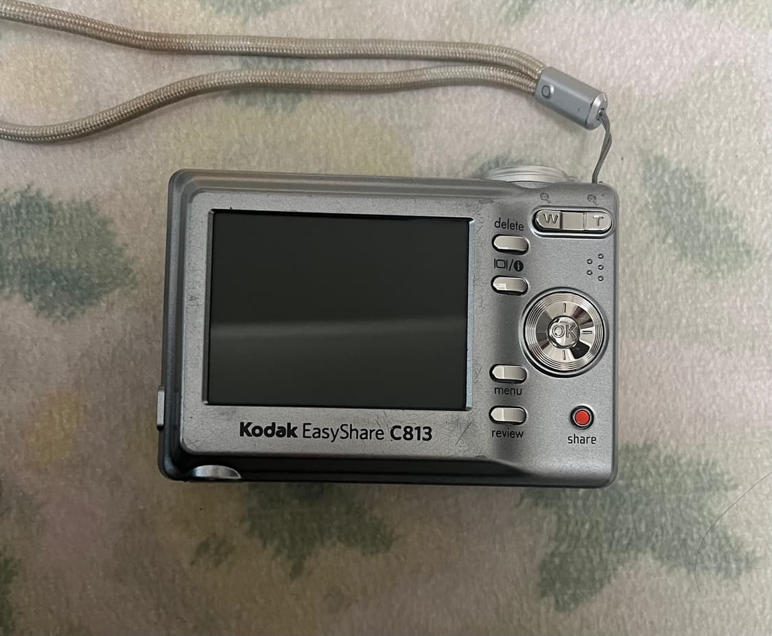 코닥 c813 실버 빈티지 카메라 디카 상품이미지2