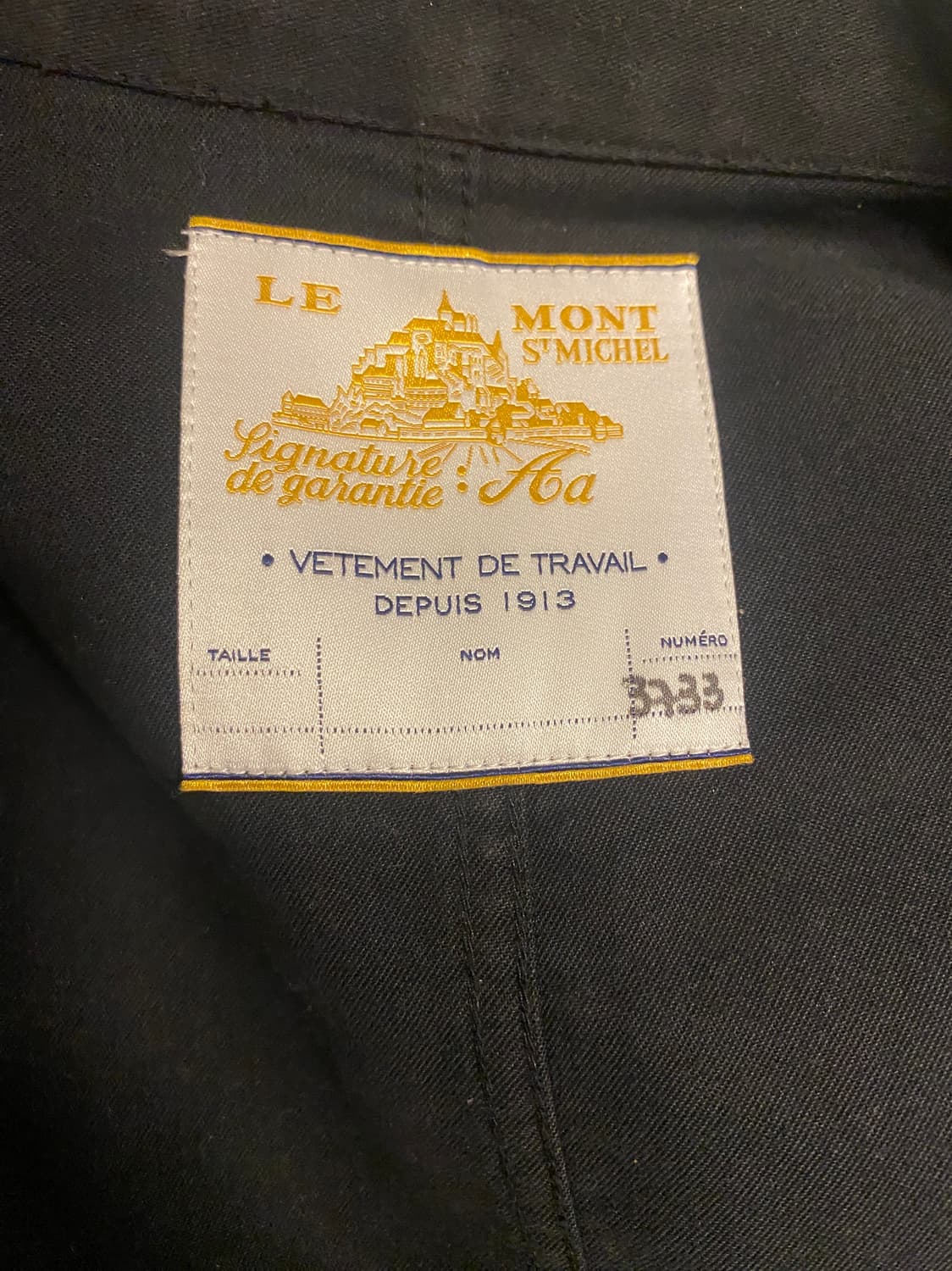 [50] 르몽생미셸 몰스킨 워크자켓_블랙 상품이미지8