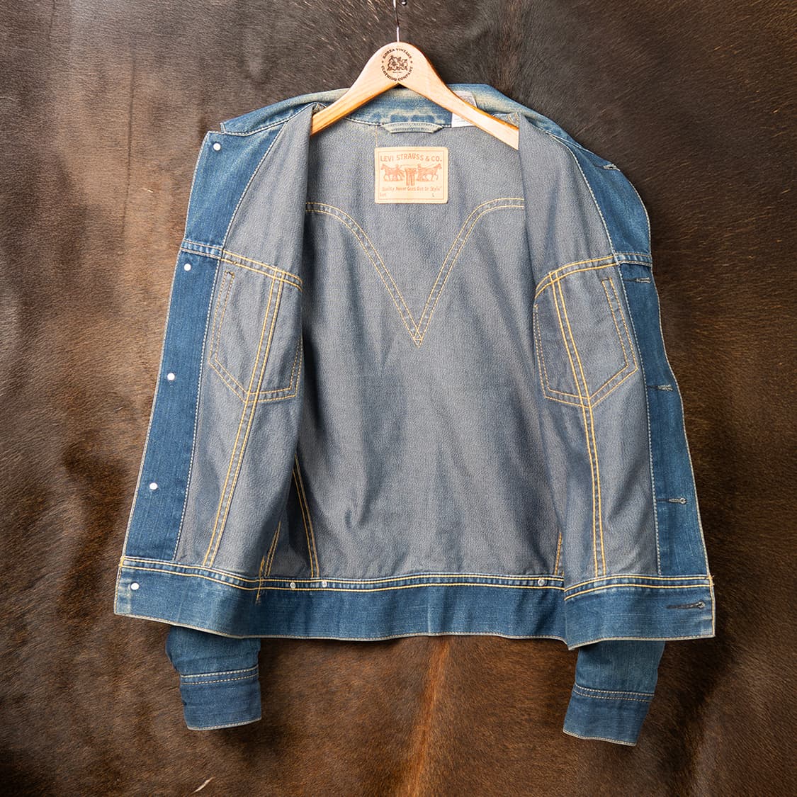 [L] 00s 리바이스 타입원 01105-0370 데님자켓  상품이미지4