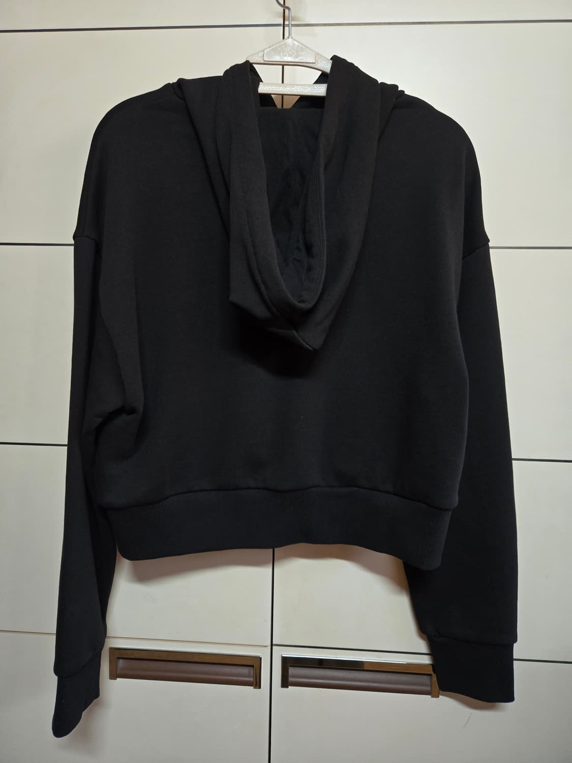 다이나핏 여성 블랙 크롭 후드티 상품이미지6