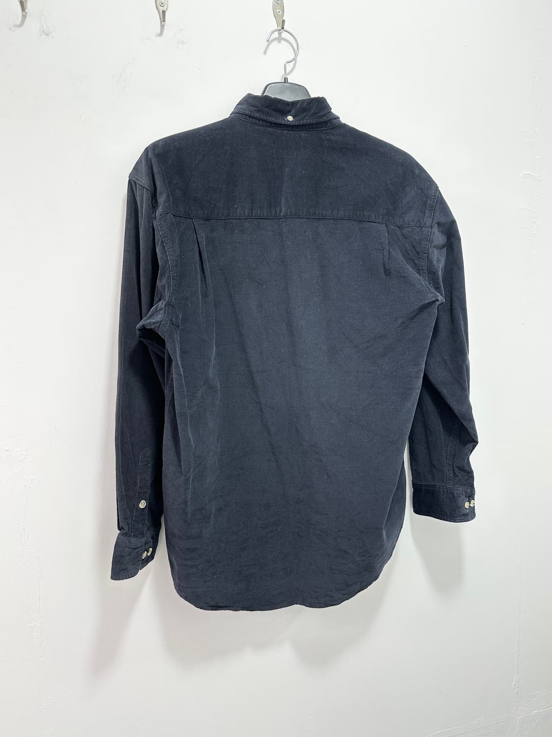 Corduroy black shirts 상품이미지5