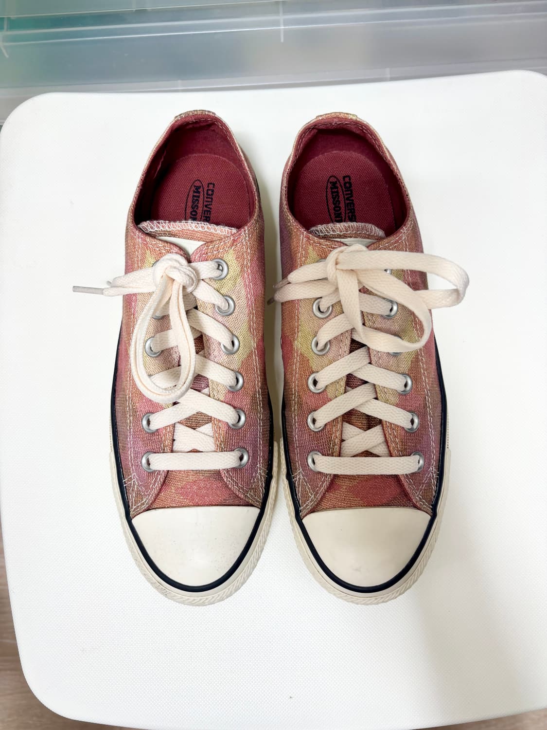 미쏘니 x 컨버스 척테일러 올스타 로우 6 2/1 250 missoni 상품이미지3