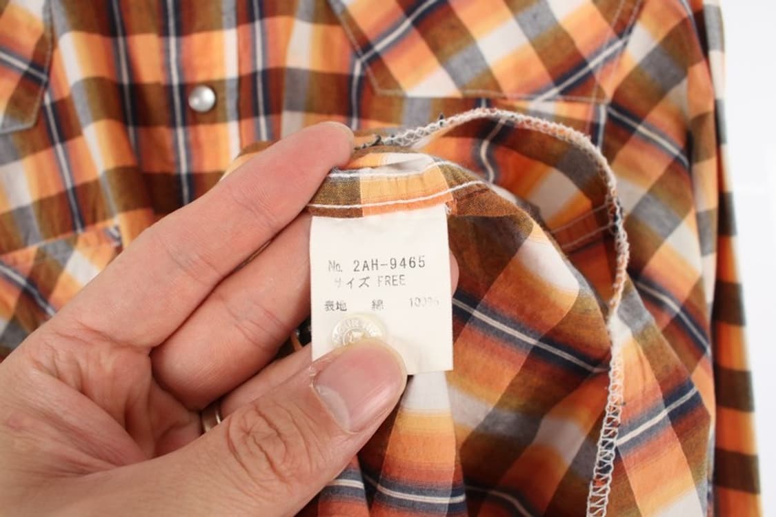 히스테릭 글래머 (WOMEN - F) 코튼 로고 체크 패턴 웨스턴 셔츠 상품이미지9