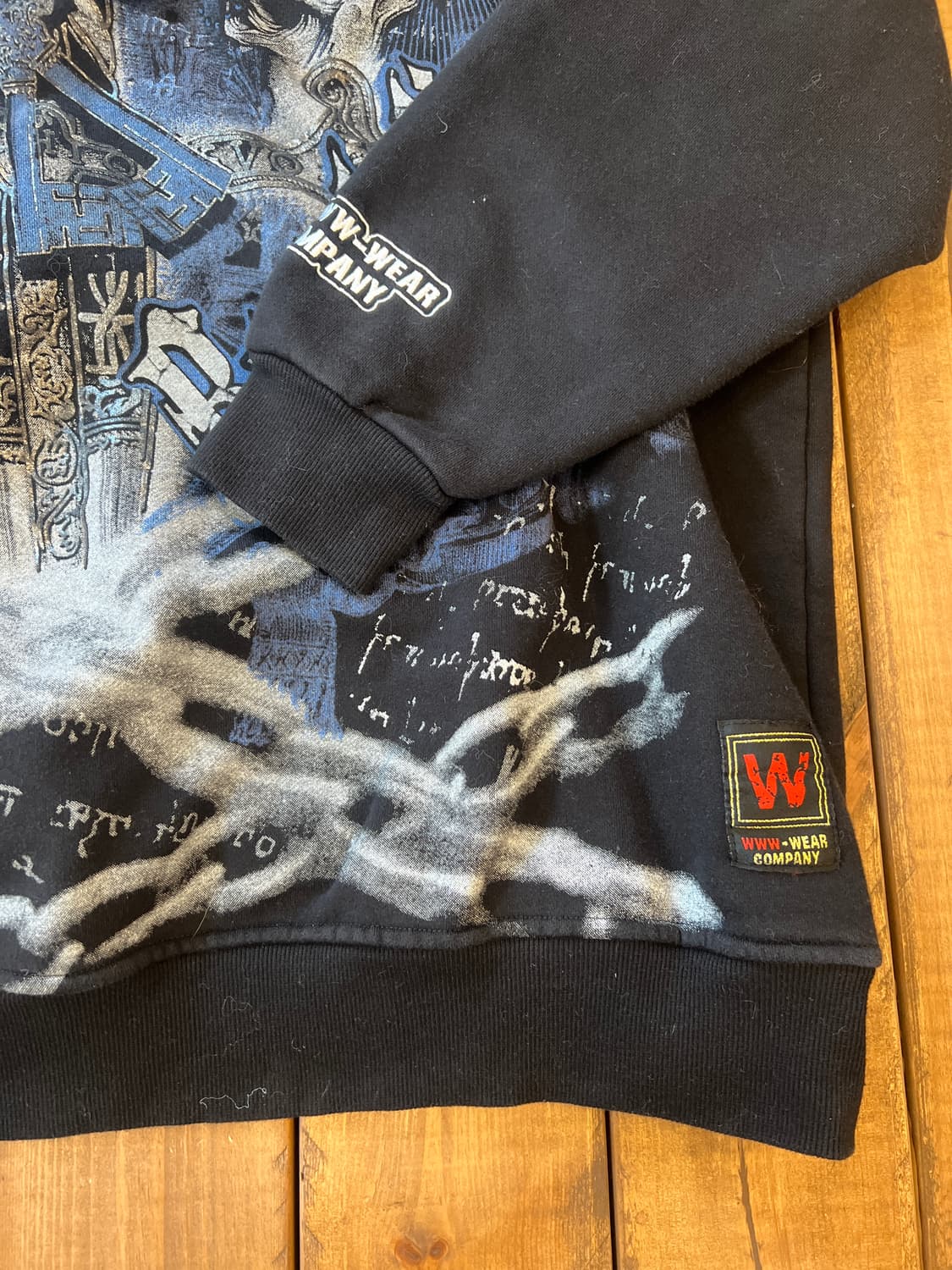 스켈레톤 펑크 후드티 상품이미지7