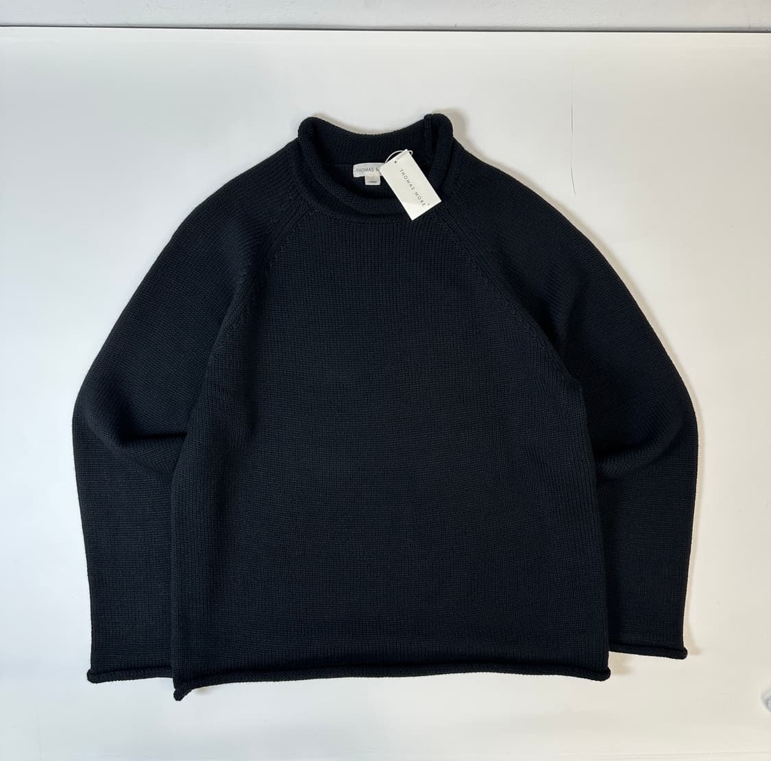 새상품)토마스모어 모크넥 울니트 상품이미지1