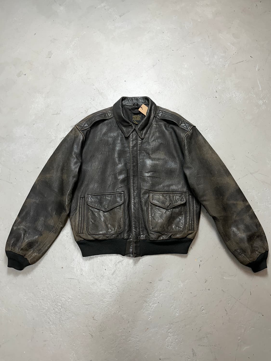 90’s OG 아비렉스 A2 레더 자켓 봄버 자켓 상품이미지1
