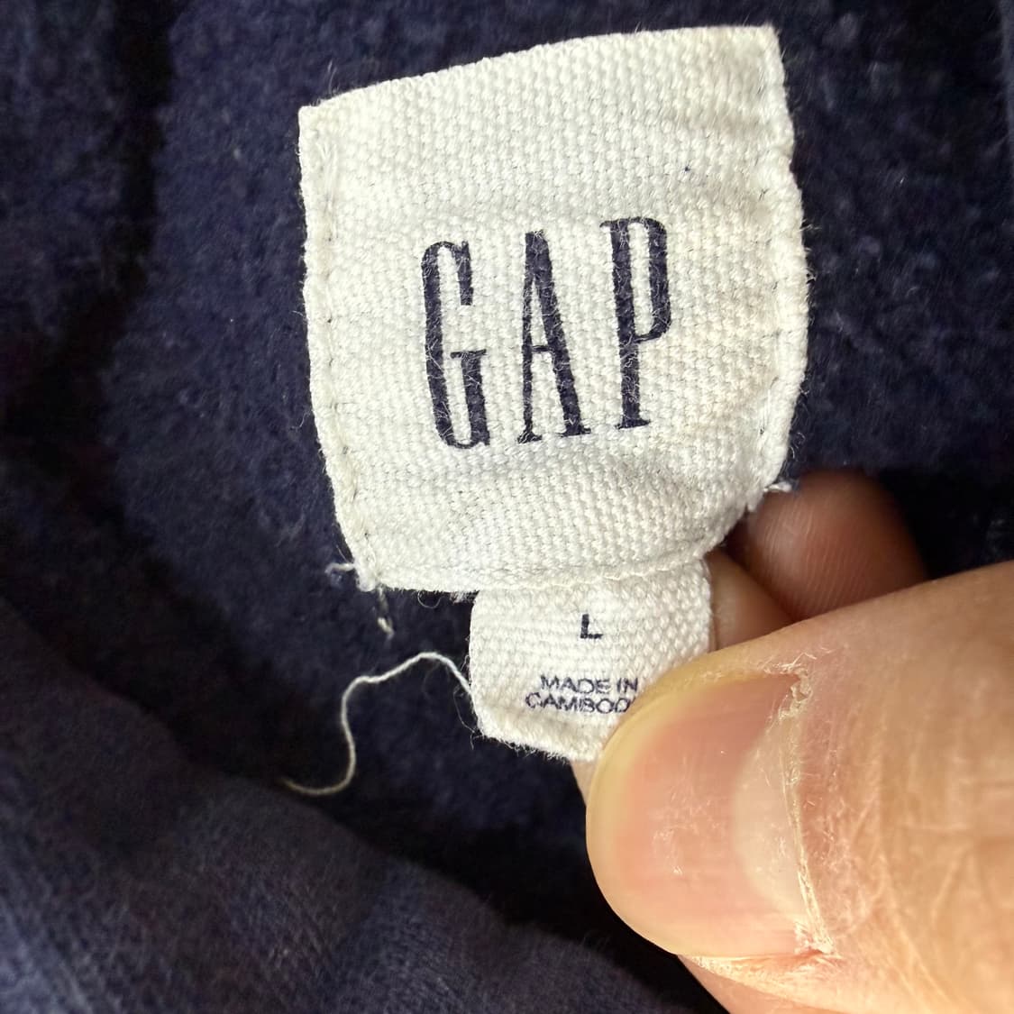 L GAP 기모 후드티 0323T 상품이미지3