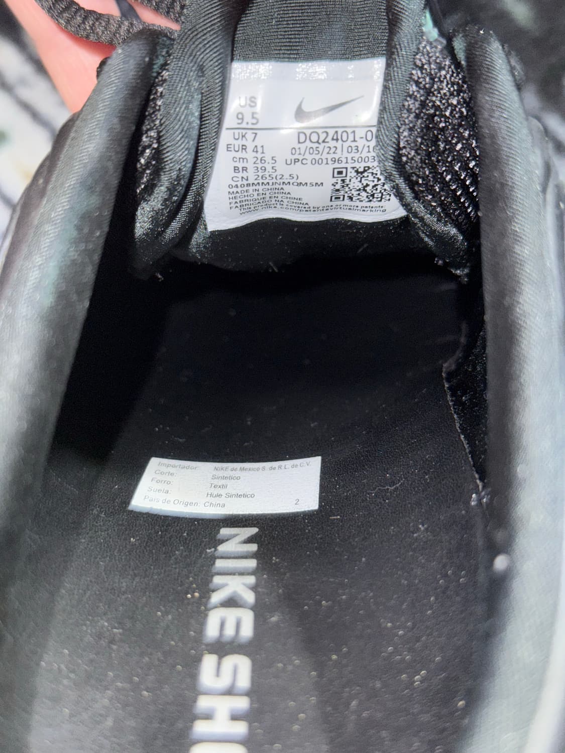 Nike x Martine Rose Shox MR4 Black 265 상품이미지6