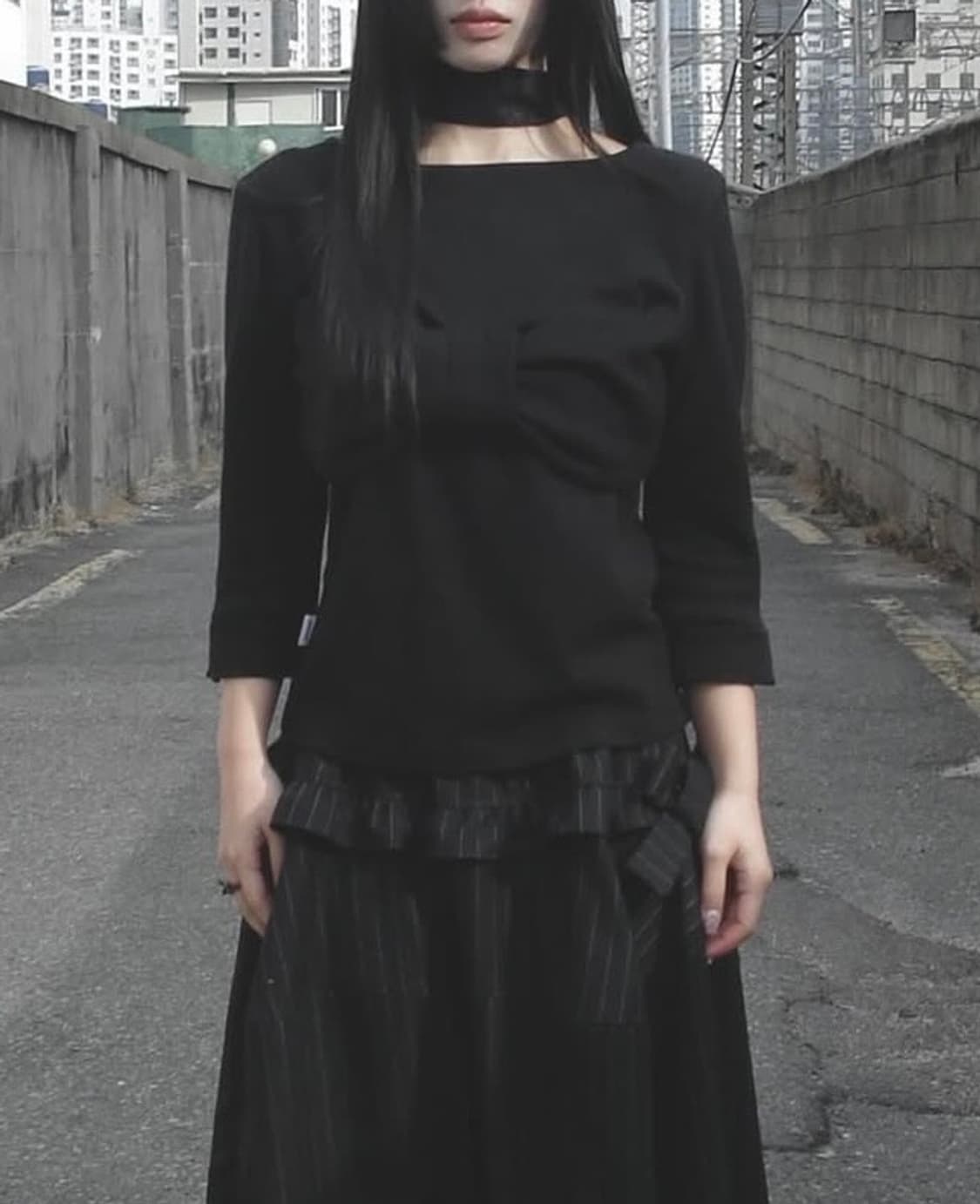 체메씨 BOW HALF TEE 상품이미지2