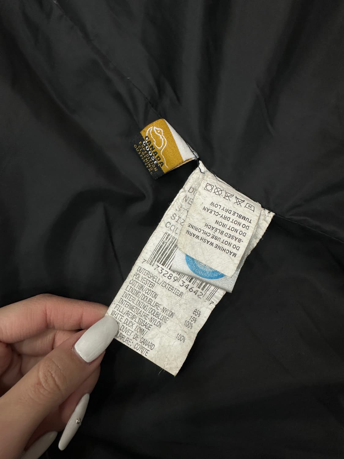 캐나다구스 패딩 블랙 상품이미지6