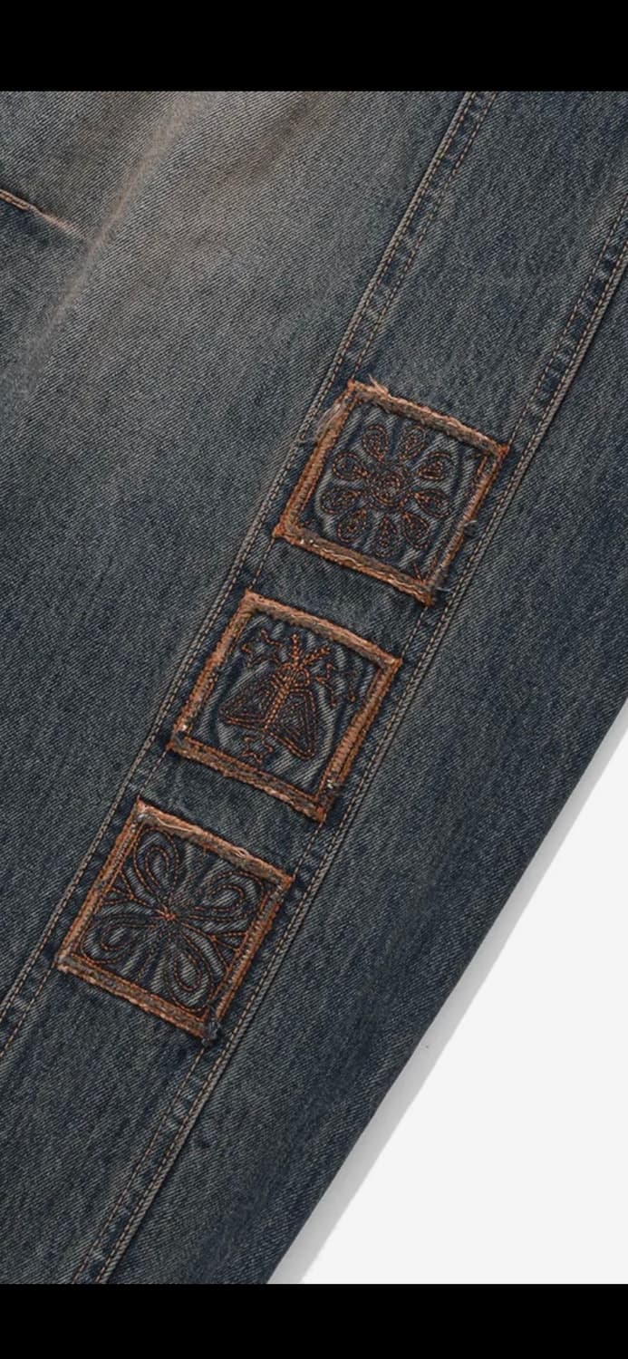 카락터Vintage emblem denim pants / Muddy bl 상품이미지10