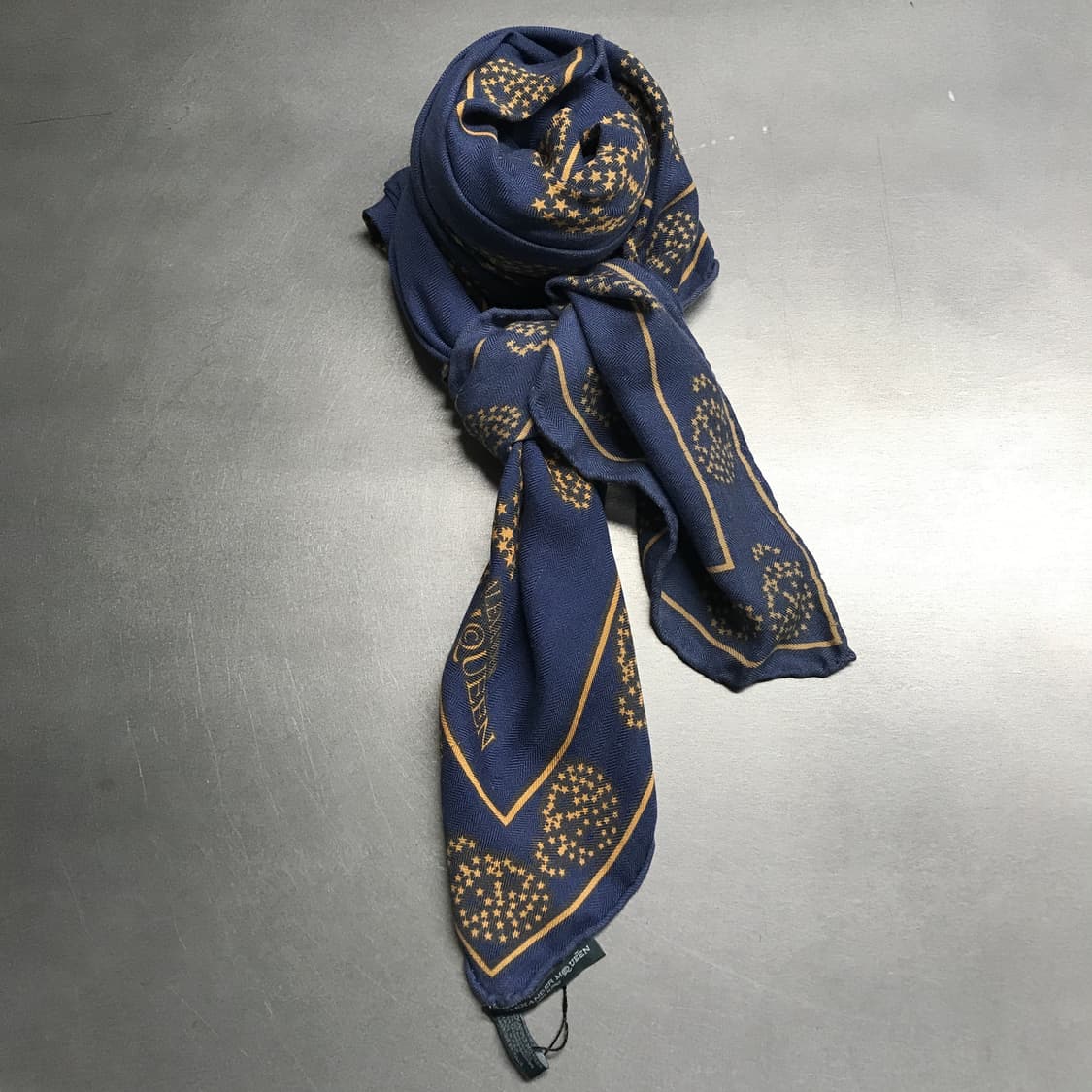 알렉산더 맥퀸 실크 혼방 스카프 상품이미지1