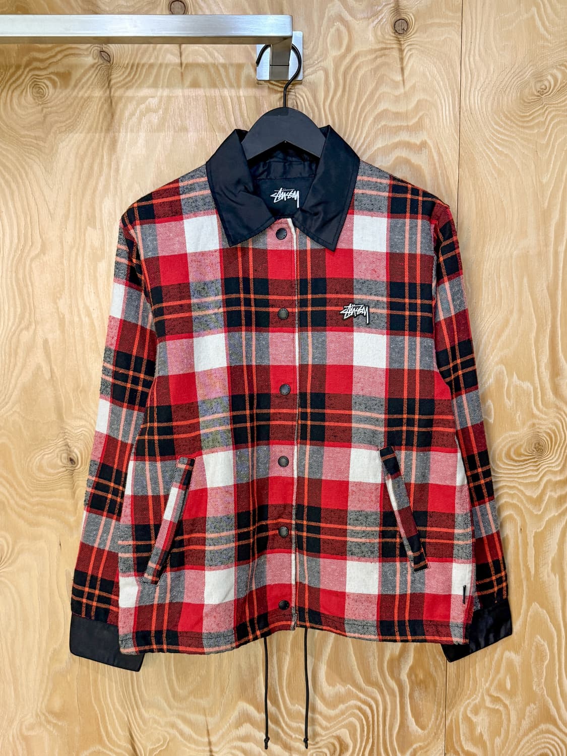 스투시 타탄 체크 코치 자켓 상품이미지1