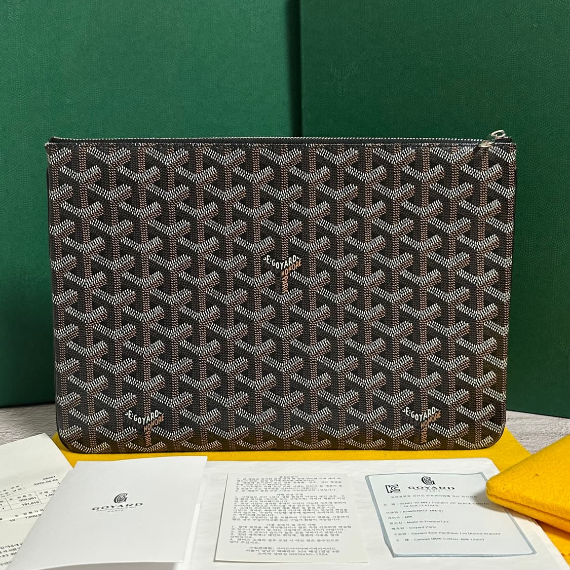 [MM] 고야드 마카쥬 세나 클러치 블랙 상품이미지2