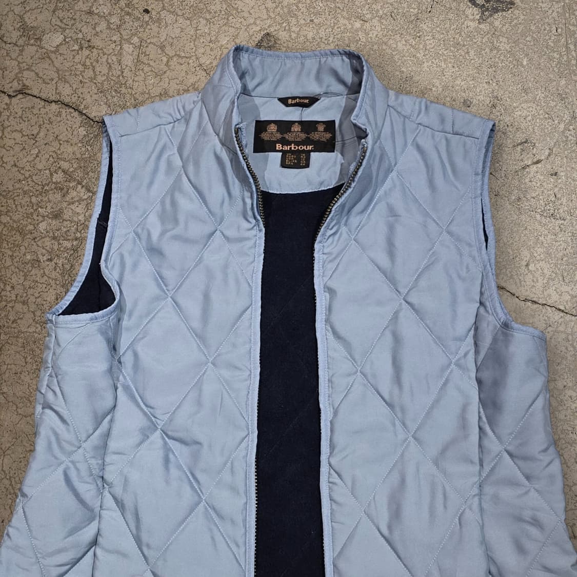 Barbour 윈터 풀본  스카이블루 퀼팅 베스트 상품이미지3