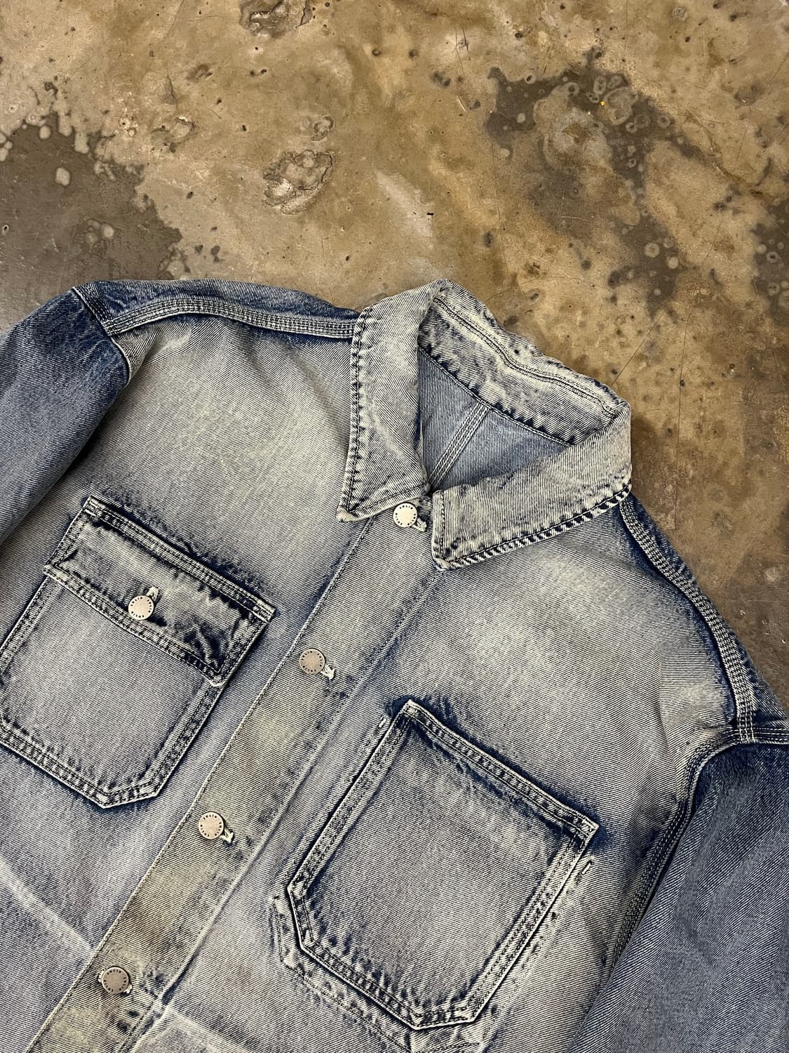 솔리드옴므 25ss 오버핏 데님자켓 100-105 상품이미지2