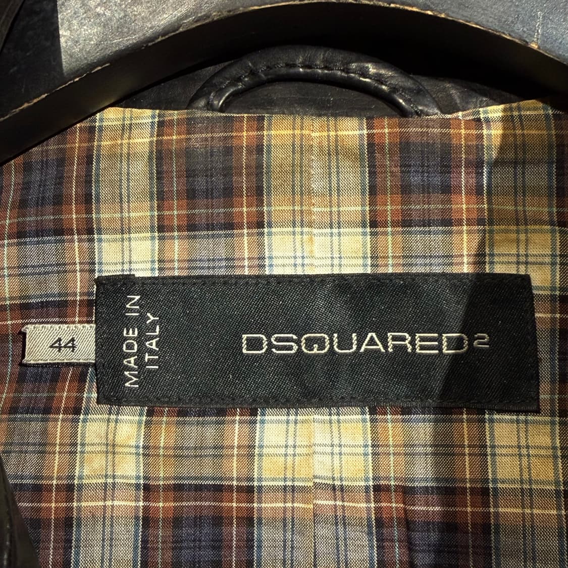 디스퀘어드2 이태리 염소가죽 바이커 자켓 M 상품이미지2