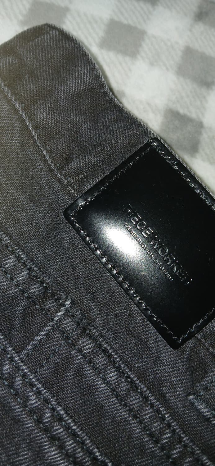 피스워커 블랙 데님 팬츠 L 상품이미지2