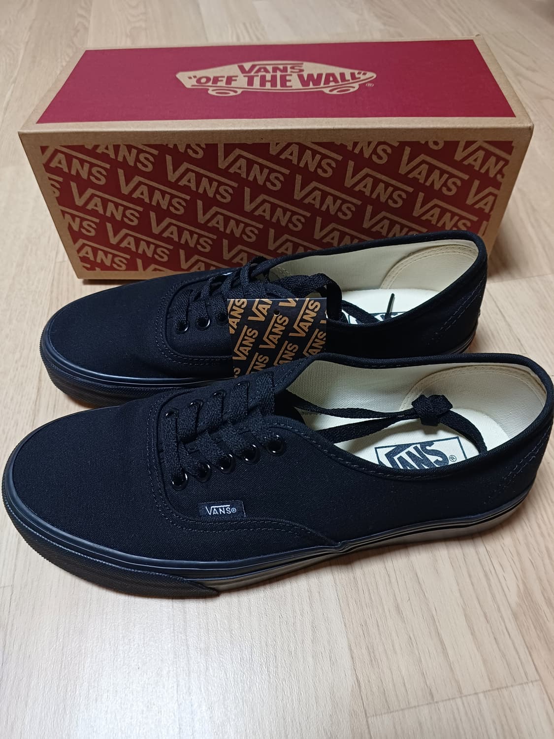 반스 어센틱 올블랙 270 Vans 올검 상품이미지2